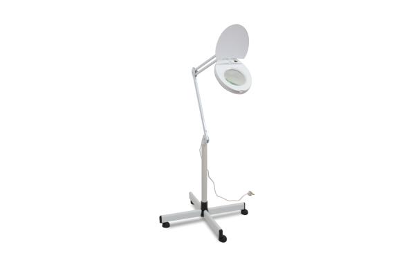 Magnifying Lamp LED with Stand on Wheels