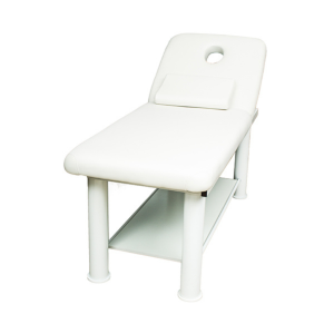 Massage Couch (Metal frame with white PU leather finish)