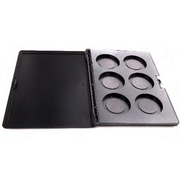 6-hole Plastic packing magnetised 36mm (empty)