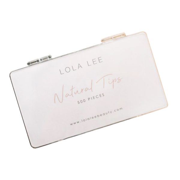 Lola Lee Natural Non Cut Out Tips Box 500